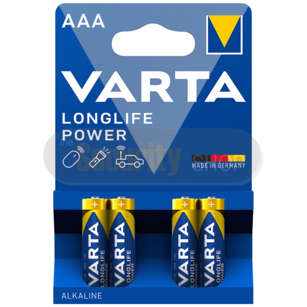 AAA Long Life Alkaline 1.5V Batteries (4 Pack) Varta