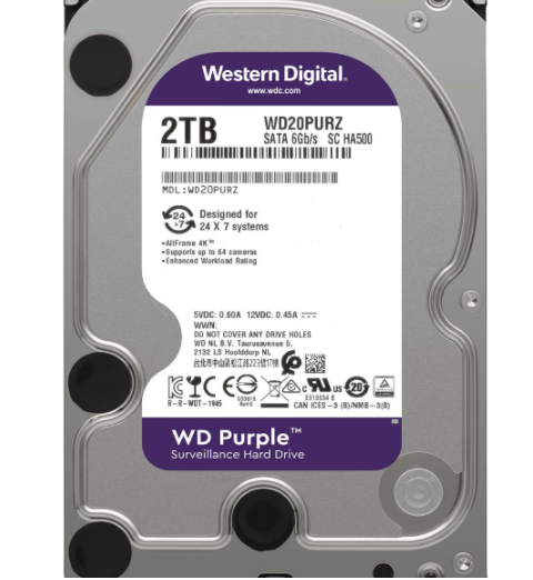 WD purple 2Tb Surveillance