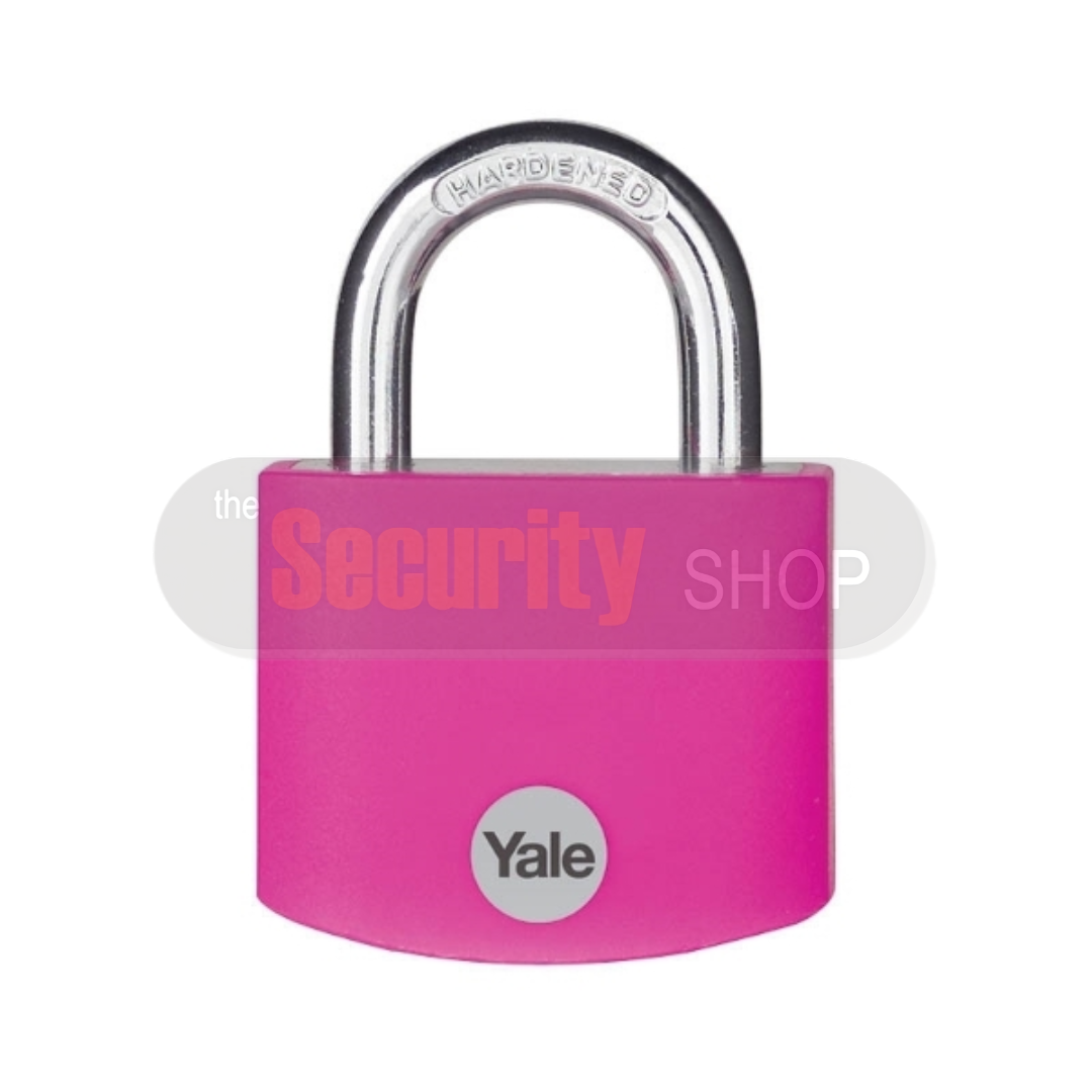 YALE Pink Aluminium Padlock